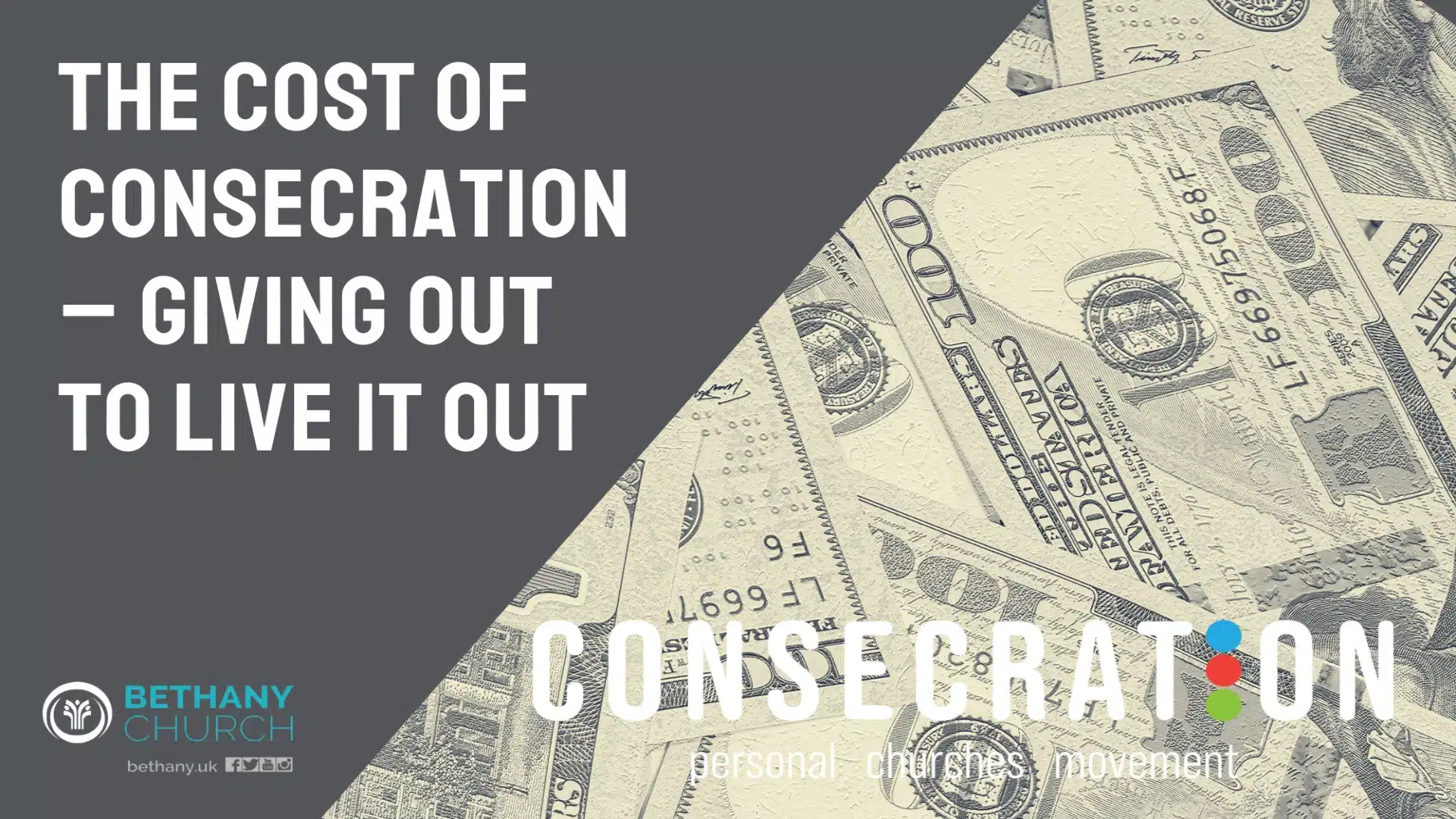 The Cost Of Consecration